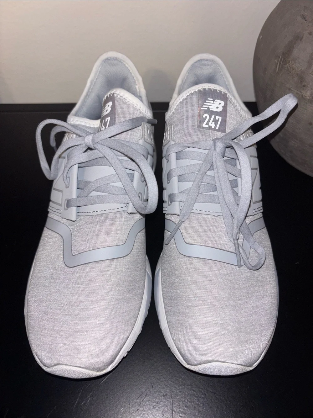 New Balance Women's Light Gray Athletic Sneakers